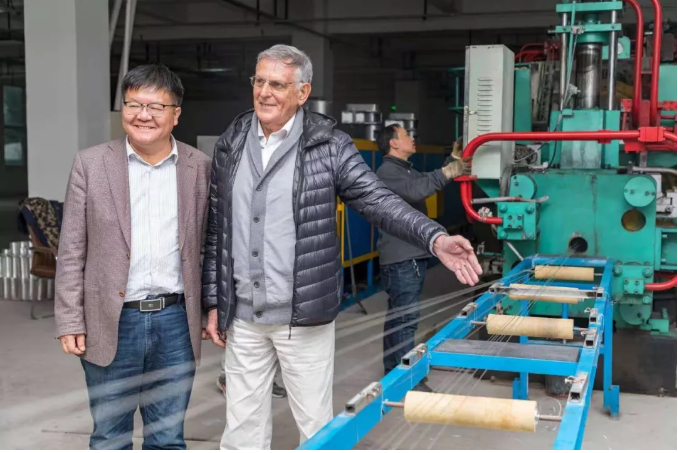 焦作科技河南維可托鎂合金科技有限公司企業(yè)迎來(lái)了諾貝爾化學(xué)獎得主訪(fǎng)問(wèn)